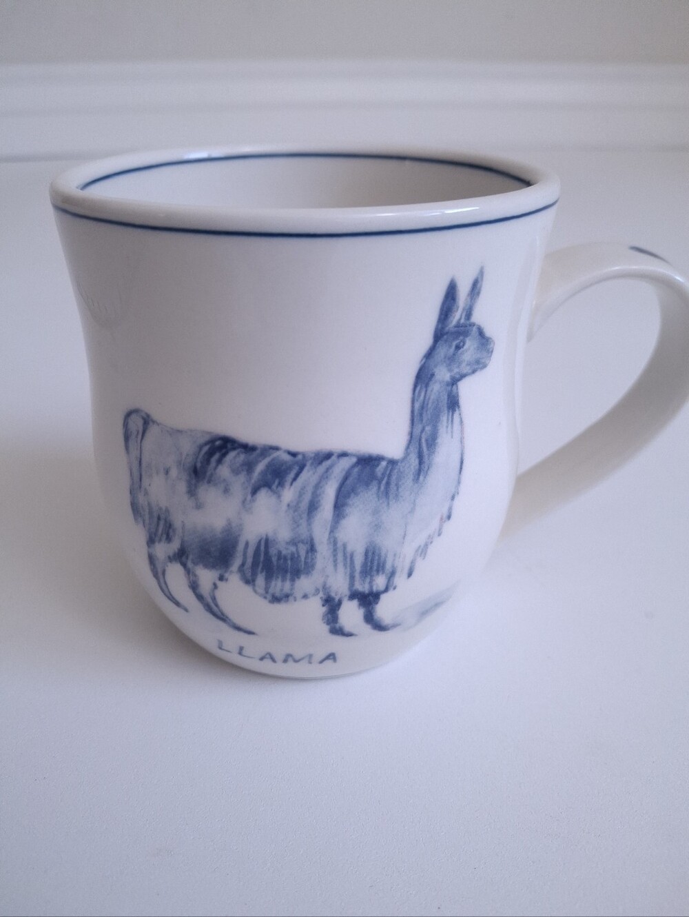 Anthropologie Molly Hatch Llama Mug